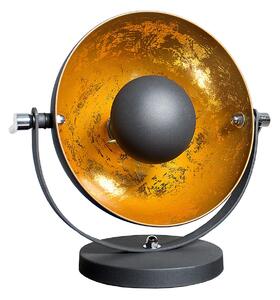 Estila Retro elegantná stolná lampa Studio 40 cm čierna/zlatá