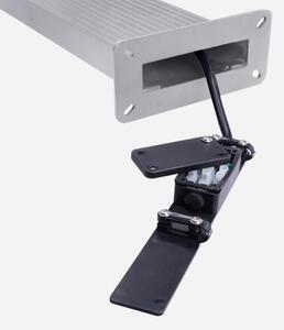 Brilagi - LED vonkajšia lampa so senzorom RIANO LED/8W/230V strieborná IP65 80 cm