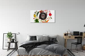 Obraz canvas Lyžica paradajky petržlen 100x50 cm