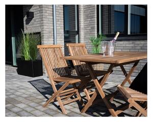 Drevené záhradné stoličky v súprave 2 ks v prírodnej farbe Toledo – House Nordic