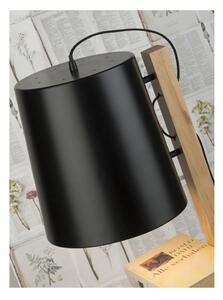 Čierna stojacia lampa s kovovým tienidlom (výška 168 cm) Cambridge – it's about RoMi