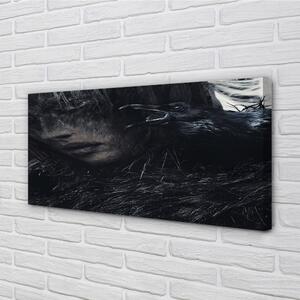 Obraz canvas temná postava 100x50 cm