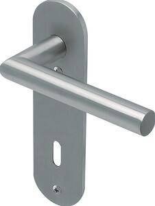 Dverové ložiskové kovanie COBRA VISION 3.0 krátky štít (IN - nerez), kľučka-kľučka, Otvor na cylindrickú vložku PZ, COBRA IN (nerez), 72 mm