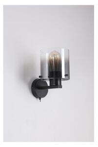 Searchlight 88912-1BK - Nástenné svietidlo SWEDEN 1xE27/60W/230V čierna/dymová