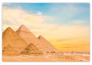 Obraz egyptských pyramíd (90x60 cm)