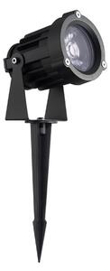 Vonkajšia stojaca lampa Quick pieskovo čierna 13 W