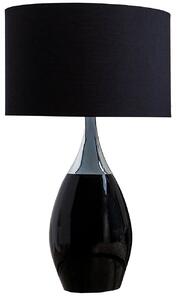 Estila Moderná štýlová stolná lampa Carla 60cm čierna