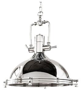 Estila Luxusné moderné závesné svietidlo Industrial 45cm strieborné