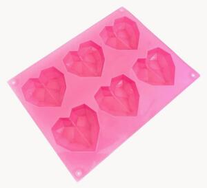 Silikónová forma na pečenie Diamond Hearts