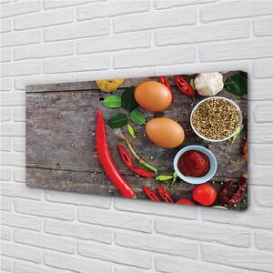 Obraz canvas Pepper opustí vajcia 100x50 cm