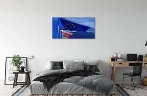 Obraz canvas rôzne vlajky 100x50 cm