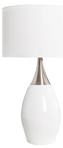 Estila Moderná štýlová stolná lampa Carla 60cm biela