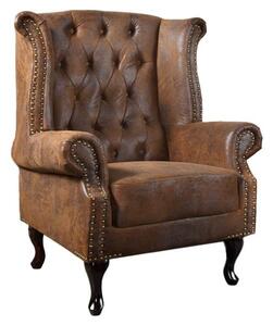 Estila Štýlové kreslo Chesterfield s bočnicami