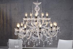 Estila Luxusný luster Karat 15 ramenný číry