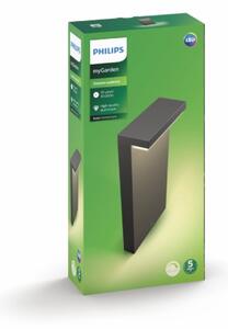 Philips 16485/93/P0 - LED Vonkajšia lampa BUSTAN 2xLED/4,5W/230V IP44