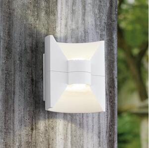 Eglo 93367 -LED Vonkajšie nástenné svietidlo REDONDO Biela 2xLED-SMD/2,5W/230V IP44