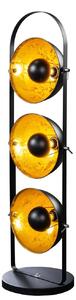 Estila Moderná dizajnová stojaca lampa Studio čierno-zlatá 130cm