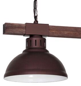 Luster na reťazi Hakone 2xE27/60W/230V tmavá