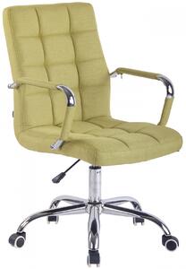 Kancelárska stolička Deli ~ látka - Zelená