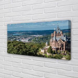 Obraz na plátne Nemecko Panorama mestského hradu 100x50 cm
