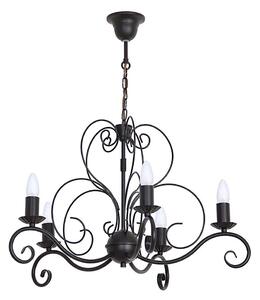 Luster na reťazi MAURO 5xE14/60W/230V