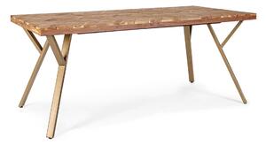 MUZZA Jedálenský stôl raida 180 x 90 cm