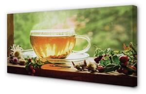 Obraz canvas čaju byliny horúce 125x50 cm