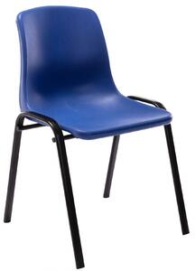 Stohovateľná plastová stolička Nowra - Modrá