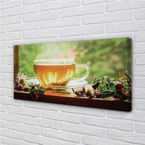 Obraz canvas čaju byliny horúce 100x50 cm