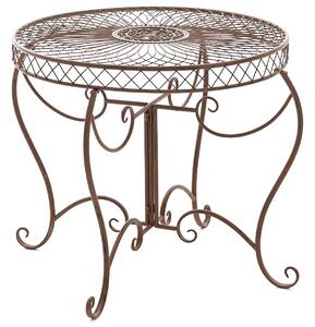 Kovový stôl GS11175235 - Hnedá antik