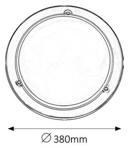 Rabalux 5143 - Stropné svietidlo UFO 2xE27/60W/230V