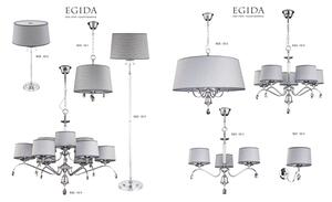 Jupiter 1609 - EG P CH - Stojacia lampa EGIDA 3xE27/60W