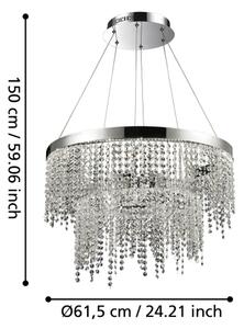 Eglo 39281 - LED Stmievateľný luster na lanku ANTELAO LED/45W/230V