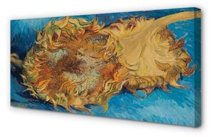Obraz canvas Umenie kvety slnečnica 100x50 cm