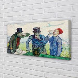 Obraz canvas Umenie muži stretnutie 100x50 cm