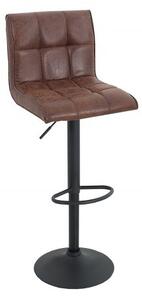 Estila Dizajnová barová stolička Modena 95-115cm vintage brown