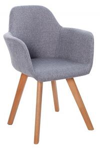 Estila Dizajnová retro stolička Copenhagen šedá