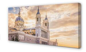 Obraz na plátne Španielsko Cathedral pri západe slnka 100x50 cm