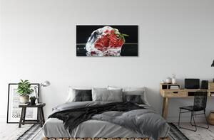 Obraz canvas Jahody v ľade kocka 100x50 cm