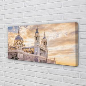 Obraz na plátne Španielsko Cathedral pri západe slnka 100x50 cm