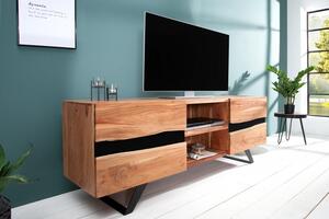 Estila Dizajnový masívny TV stolík Amazonas 160cm
