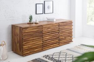 Estila Dizajnová masívna komoda Sheesham 160cm