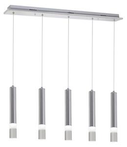 LED Luster na lanku ICE 5xLED/5W/230V