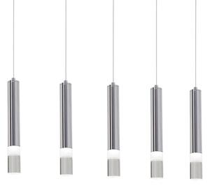 LED Luster na lanku ICE 5xLED/5W/230V