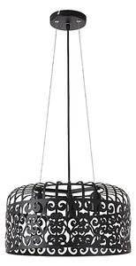 Rabalux 2158 - Luster ALESSANDRA 3xE27/60W/230V čierna