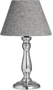 Estila Chrómová stolná lampa Fewlson rustikálna 37cm