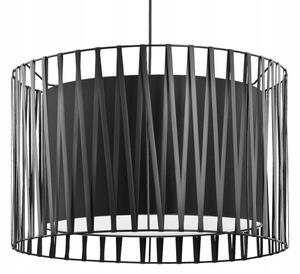 Luster na lanku HARMONY BLACK 3xE27/60W/230V