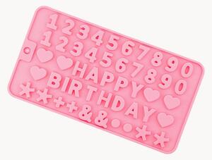 Silikónová forma Happy Birthday