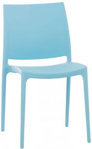 Plastová stolička May - Modrá