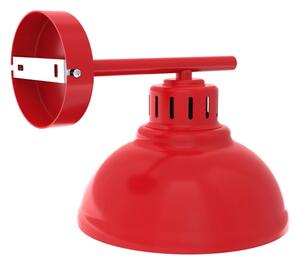 Nástenná lampa SVEN 1xE27/15W/230V červená